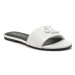 Calvin Klein Jeans Šľapky Flat Sandal Slide Mg Met YW0YW01348 Biela