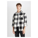 DEFACTO Regular Fit Plaid Lumberjack Long Sleeve Shirt