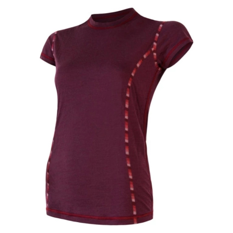 Women's T-shirt Sensor Merino Air Port Red