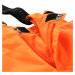 Dětské lyžařské kalhoty s membránou ptx ALPINE PRO LERMONO neon shocking orange 116-122