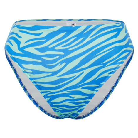 Trendyol Animal Pattern High Waist Regular Bikini Bottom