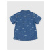 Modrá chlapčenská rifľová košeľa žralok Washwell GAP