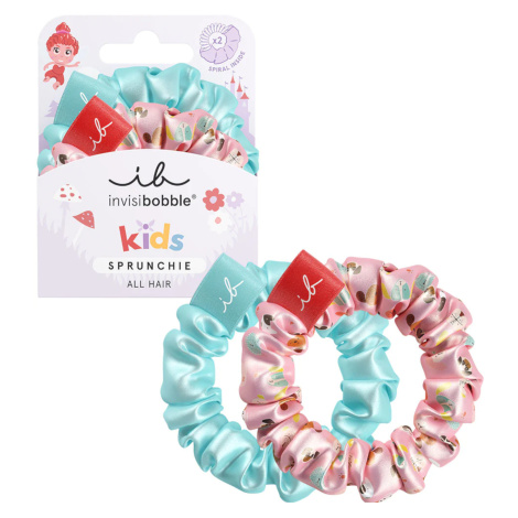 Detské ozdobné špirálové gumičky Invisibobble Sprunchie Kids Puppy Love - 2 ks + darček zadarmo
