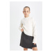 DEFACTO Girl Basic Anthracite Shorts Skirt