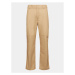 Dickies Bavlnené nohavice Double DK0A4XZE Kaki Slim Fit