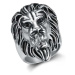 Sam's Artisans Prsteň Lion Head chirurgická oceľ IPRM022 Veľkosť: 65