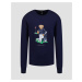 Pánska Tmavomodrá Mikina Ralph Lauren Rlx Golf Knit-sweatshirt