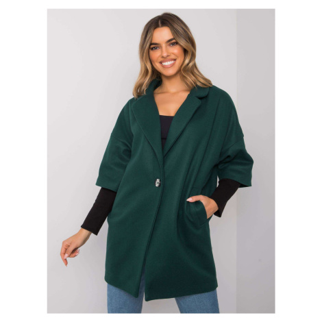 Coat CHA-PL-0409.30X-dark green Rue Paris