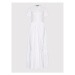 United Colors Of Benetton Košeľové šaty 4EW7DV011 Biela Regular Fit