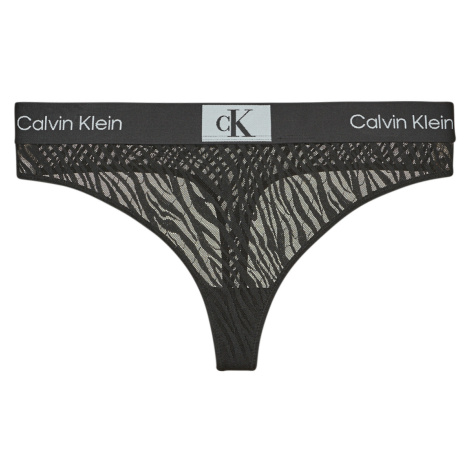 Calvin Klein Jeans  MODERN THONG  String Čierna