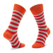 Tommy Hilfiger Súprava 2 párov vysokých detských ponožiek 100000816 Oranžová