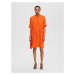 Selected Femme Curve Košeľové šaty 'Abienne'  oranžová / tmavooranžová