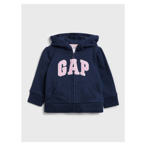 Modrá dievčenská mikina GAP Logo