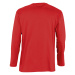 SOĽS Monarch Pánske tričko s dlhým rukávom SL11420 Red