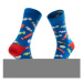 Happy Socks Vysoké detské ponožky KCAN01-6300 Tmavomodrá