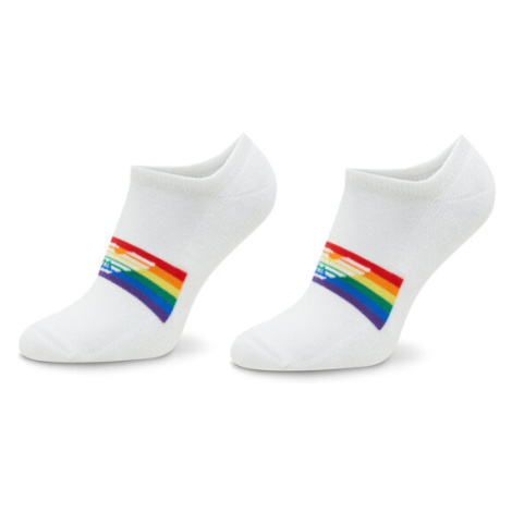 Emporio Armani Súprava 2 párov členkových pánskych ponožiek 306228 3R354 00010 Biela
