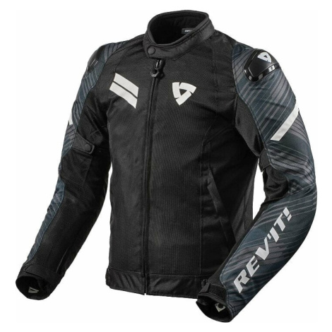 Rev'it! Jacket Apex Air H2O Black/White Textilná bunda