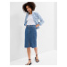 GAP Denim Midi Skirt - Women