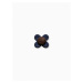 Ombre Clothing Men's lapel pin flower A242 Navy/Blue