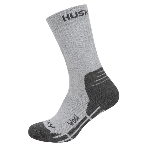 Children's socks HUSKY All Wool light gray