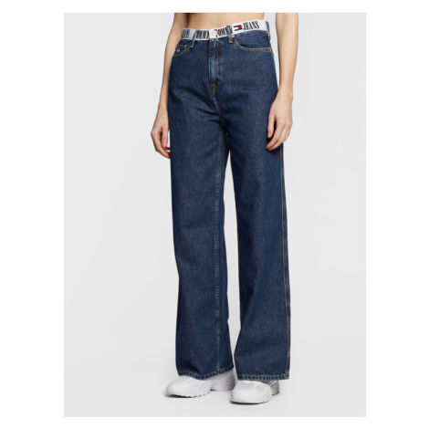 Tommy Jeans Džínsy Claire DW0DW14808 Tmavomodrá Relaxed Fit Tommy Hilfiger