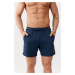 Rough Radical Man's Shorts Split Shorts Navy Blue