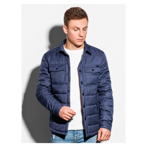 Ombre Clothing Men's mid-season quilted jacket