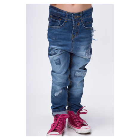 Denim jeans with lowered crotch FASARDI