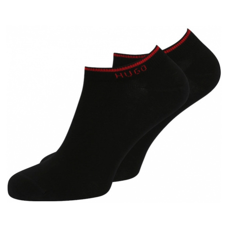 HUGO Ponožky  ohnivo červená / čierna Hugo Boss