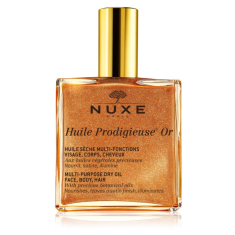 Nuxe Huile Prodigieuse Or multifunkčný suchý olej s trblietkami na tvár, telo a vlasy