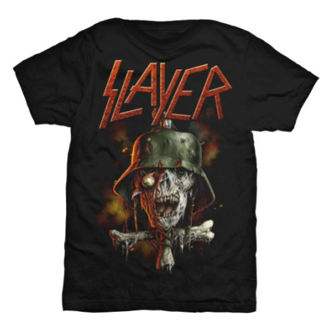 Slayer tričko Soldier Cross V.2 Čierna