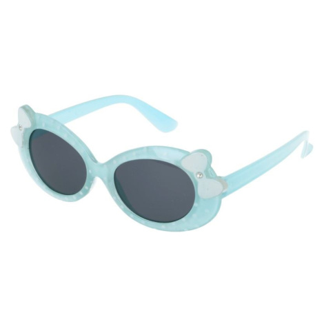 Sunmania Modro-biele bodkované slnečné okuliare pre deti &quot;Sweet&quot; 393702140