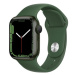 Apple Watch Series 7 41 mm Zelený hliník s listovo zeleným športovým remienkom