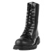 topánky kožené NEW ROCK NEWMILI10-S1 Čierna