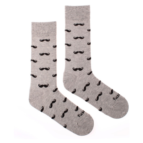 Ponožky Fúzač šedý Fusakle