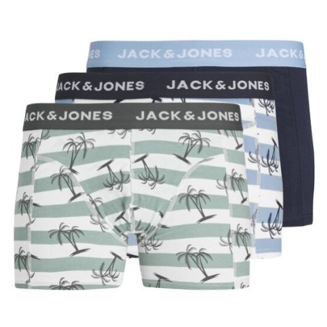 Jack&Jones Junior Súprava 3 kusov boxeriek 12228463 Zelená