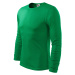 Malfini FIT-T Long Sleeve Pánske tričko 119 stredne zelená