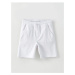 LC Waikiki Basic Gabardine Boys' Shorts with Elastic Waist