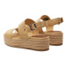 Tommy Hilfiger Espadrilky Mid Wedge Sandal FW0FW07885 Béžová