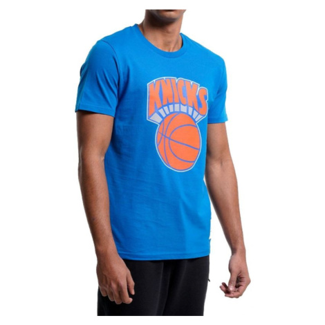 Tričko Mitchell & Ness s logom tímu NBA New York Knicks BMTRINTL1051-NYKROYA