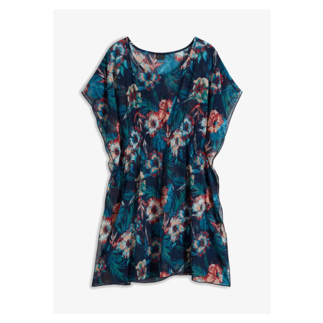 Dlhá plážová tunika z ľahkého šifónu bonprix