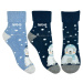 STEVEN Froté ponožky Steven-154-45 IW046-tm.modrá