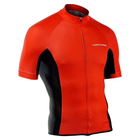 Northwave Force Full Zip Jersey Short Sleeve Red North Wave