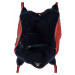 Talianská kožená kabelka Irmina Blu Farba vnútra: čierna