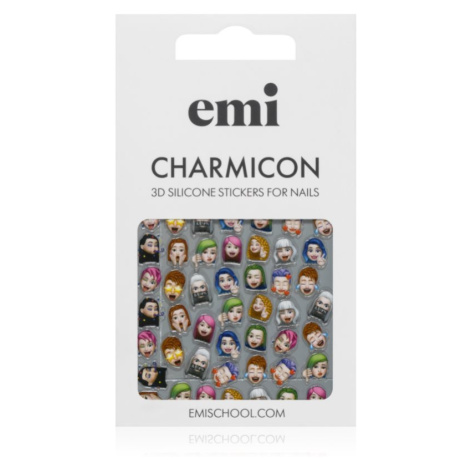 emi Charmicon Emoji nálepky na nechty 3D #203