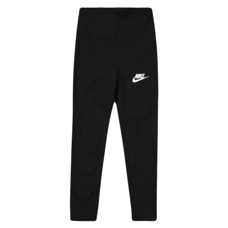 Nike Sportswear Legíny  čierna / biela