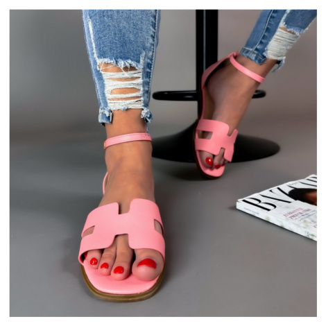 Ružové sandále iMóda