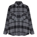 Trendyol Black Regular Fit Winter Checkered Lumberjack Shirt Jacket