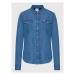 Lee džínsová košeľa Western L45SCLDP Modrá Regular Fit