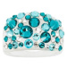 Prsten LEVIEN BY SWAROVSKI Bubble BLUE ZIRCON RBB50BZI